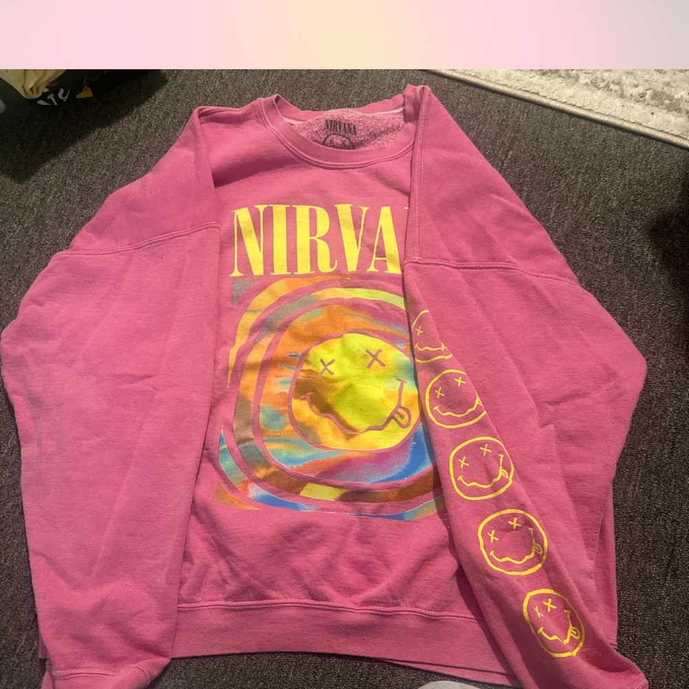 Urban Outfitters Pink Nirvana Tee